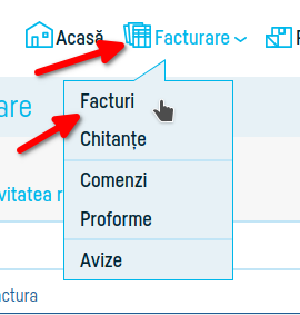 Cum verifici dacă o factură a fost transmisă eFactura - pasul 1