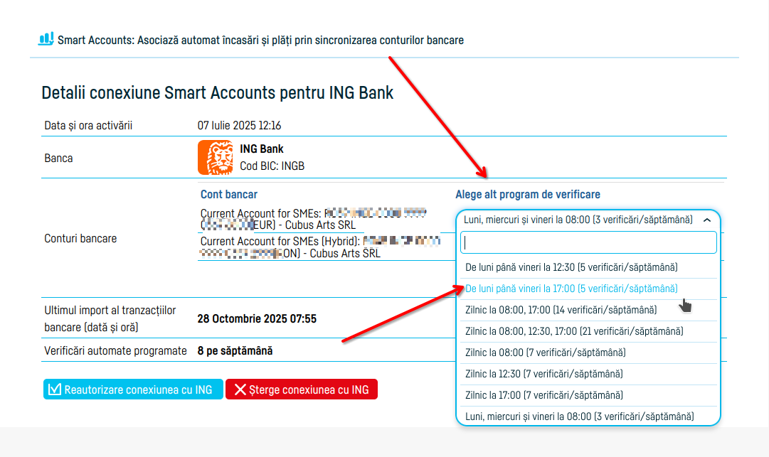 Cum conectezi o bancă pentru asocierea tranzacțiilor - pasul 7