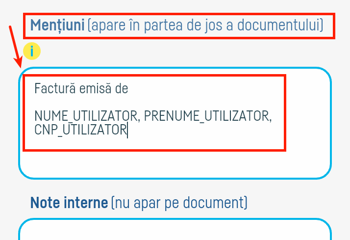 Cum pot adăuga emitentul pe factură? - pasul 1