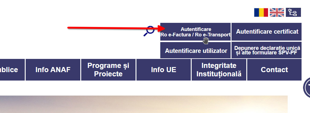 Transmitere factură în Spațiul Privat Virtual - pasul 8